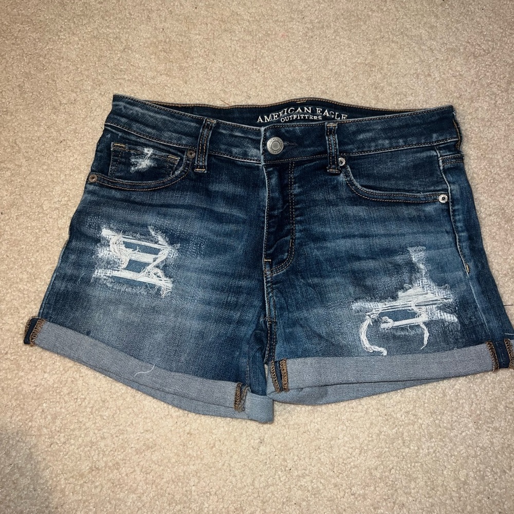 American Eagle MIDI denim shorts